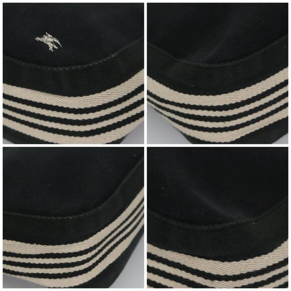 BURBERRY Tote Bag Canvas Black Auth ti2661 - Picture 15 of 15